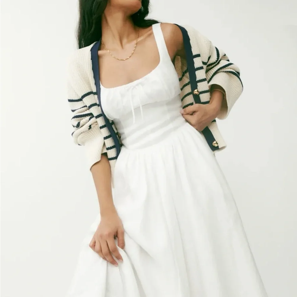NWT $280 Reformation Balia Linen Dress size 2 - Picture 2 of 13